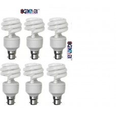 OkaeYa 75 W Round B22 CFL Bulb